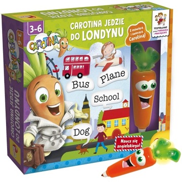 J. ANGIELSKI CAROTINA W LONDYNIE GRA MÓWIĄCE PIÓRO