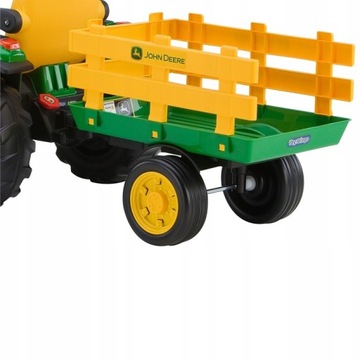 АККУМУЛЯТОРНЫЙ ТРАКТОР JOHN DEERE 12 В С ПРИЦЕПОМ