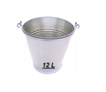 WIADRO OCYNK OCYNKOWANE, METALOWE 12l
