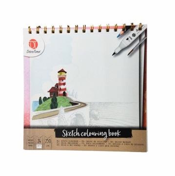 Книжка-раскраска ANIMALS DECO TIME 476032