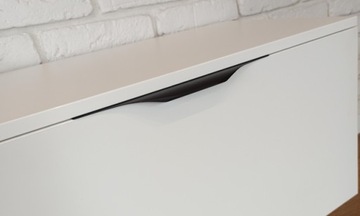 МЕБЕЛЬНАЯ РУЧКА FRANCO EDGE 96/116ММ МАТОВАЯ ЧЕРНАЯ