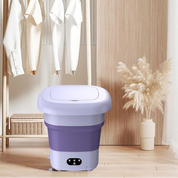 Складная мини-стиральная машина 9л Easy to Violet