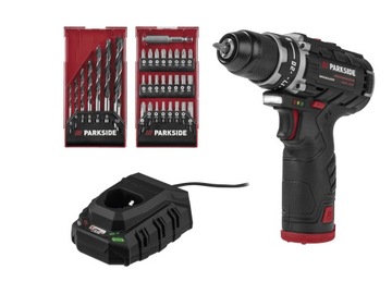 WIERTARKO WKRĘTARKA AKUMULATOROWA BEZSZCZOTKOWA PARKSIDE PERFORMANCE 12V