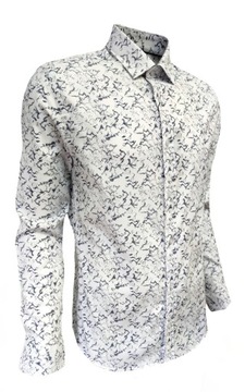 БЕЛАЯ ТОРЖЕСТВЕННАЯ РУБАШКА Повседневный крой-ОБЫЧНЫЙ 4XL