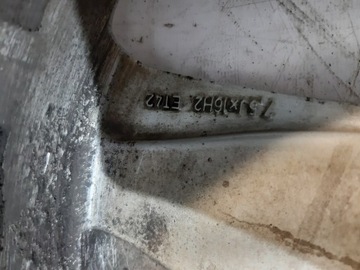 4× DISK HLINÍK MERCEDES-BENZ OE E A211 7.5" X 16" 5X112 ET 42