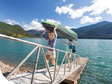 Челленджер 2 2-местный каяк Насос Intex + лопасть 68306 МОДЕЛЬ 2024 г.