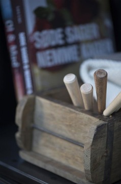 Контейнер с тремя отделениями из дерева IB LAURSEN.