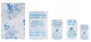 Nowość!! żel krzemionkowy Silica gel ze wskaźnikiem zużycia 2000 x 1g hurt