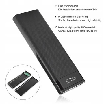 10 X 18650 НОРМАЛЬНЫЙ АККУМУЛЯТОРНЫЙ ЯЩИК POWER BANK