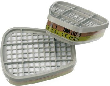 Pochłaniacze Filtry 3M 6075 A1 + Formaldehyd Org.