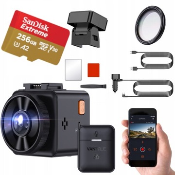 REJESTRATOR VANTRUE E1 GPS PILOT 256GB CPL
