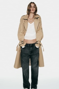 ТРЕНЧ ZARA CLASSIC БЕЖЕВЫЙ ВЕСНА S/M