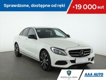 Mercedes Klasa C W205 Coupe 200 184KM 2017 Mercedes C C 200, Salon Polska, 4X4, Automat