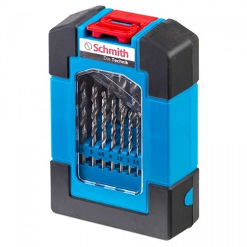 НАБОР СВЕРЛ SCHMITH СВЕРЛА ПО МЕТАЛЛУ 1-10 мм 19 шт.