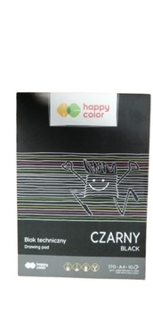 Blok Techniczny CZARNY A4 10 Kartkowy