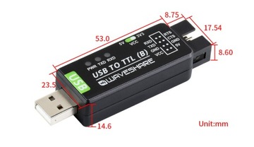USB-UART преобразователь CH343G 5В 3,3В