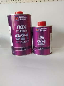 Lakier bezbarwny NIPPON 921 2K 1.5L Kpl