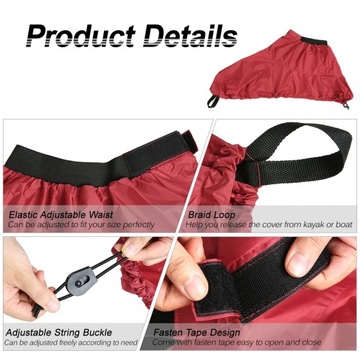 Водонепроницаемая юбка для каяка, синяя L