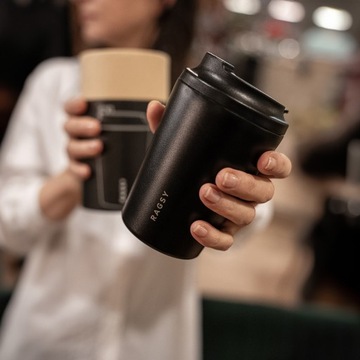 Термокружка из нержавеющей стали, не содержащая BPA, Simply Cup, 340 мл — песочный