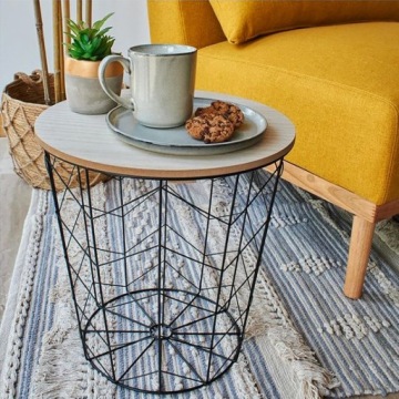 ПРОВОЛОЧНЫЙ СТОЛ TWINS КРУГЛЫЙ L, БОЛЬШОЙ МЕТАЛЛИЧЕСКИЙ ЛОФТ