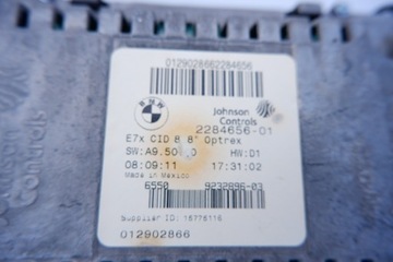 BMW X5 E70 DISPLEJ NAVIGACE 2284656