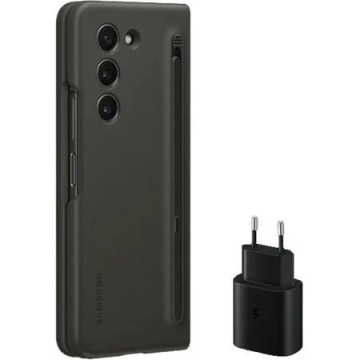 НАБОР SAMSUNG GALAXY СО СТАРТОВЫМ НАБОРОМ FOLD5 СЕРЫЙ ЧЕХОЛ + СТИЛУС + ЗАРЯДНОЕ УСТРОЙСТВО