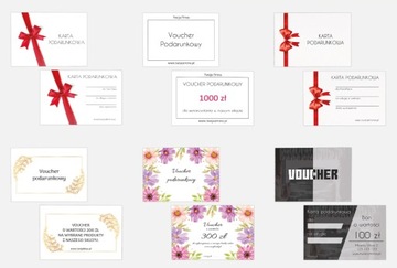 Подарочный сертификат ПОДАРОЧНЫЙ ВАУЧЕР 100 шт. СОЗДАТЕЛЬ