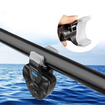 2 X ELEKTRONICZNY SYGNAŁ ALARMOWY DO GRYZIENIA, DZWONKI WĘDKARSKIE NA WĘDKI