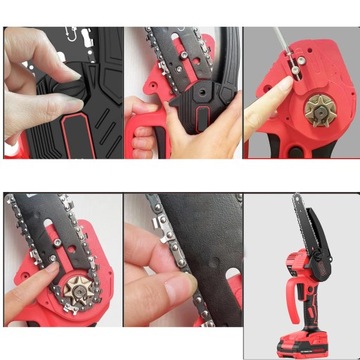 АККУМУЛЯТОРНАЯ ЦЕПНАЯ ПИЛА БЕСЩЕТОЧНЫЙ ДВИГАТЕЛЬ 2x АККУМУЛЯТОРНАЯ БАТАРЕЯ