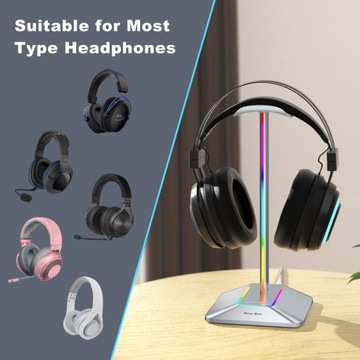 НОВАЯ ПОДСТАВКА ДЛЯ НАУШНИКОВ BEE GAMING USB-концентратор со светодиодной подсветкой RGB