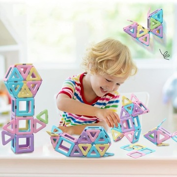 Магнитные строительные блоки Магнитная плитка Развивающие игрушки