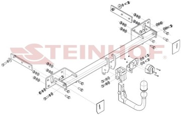 ZAŘÍZENÍ(HÁK) TÁŽNÝ DO MERCEDES CLA C117 4D 13-19+13PIN