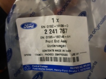 РЕМЕНЬ ПЕРЕДНИЙ ВЕРХНИЙ FORD KA+ PLUS 16-