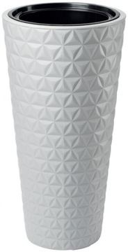 DONICA Z WKŁADEM DIAMENT SLIM 30 wys.57cm PLATYNA