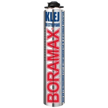 Klej poliuretanowy pistoletowy 750ml do styropianu XPS-EPS Boramax KLB-ST-7