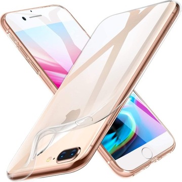 Etui guma SLIM CASE + SZKŁO do iPhone 7 / 8 PLUS