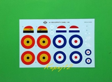 НАБОР Модель самолета SOPWITH CAMEL: ГРУНТОВКА, ЛАК + КРАСКИ + МОЙКА