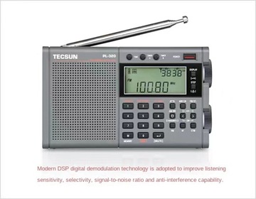 TECSUN PL-320 FM/AM/SW/WM/широкополосное радио