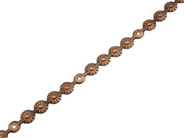 TAŚMA PINEZKA tapicerska miedź 11 MM KT5092