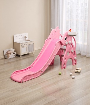 DUŻA ZJEŻDŻALNIA ŚLIZG Z DRABINKĄ DŁUGA XXL LUX