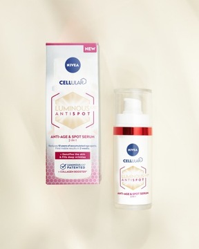 NIVEA CELLULAR LUMINOUS 2в1 Сыворотка от морщин и пигментных пятен 30мл
