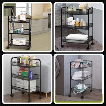 МОБИЛЬНАЯ КУХОННАЯ ПОЛКА СТОЛ НА КОЛЕСАХ ТЕЛЕЖКА