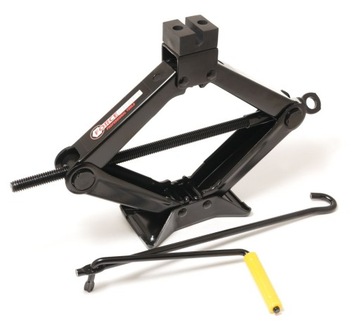 Домкрат автомобильный трапециевидный с резиной.Грузоподъемность: 2т.