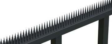 OSTRE KOLCE na ptaki gołębie przeciw ptakom NAJWYŻSZE 4 cm BRĄZOWE 8017