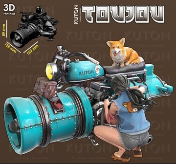 TOUJOU стимпанк Модель Кутон Лепит