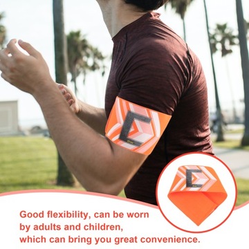 Многоразовая футбольная капитанская повязка на руку.