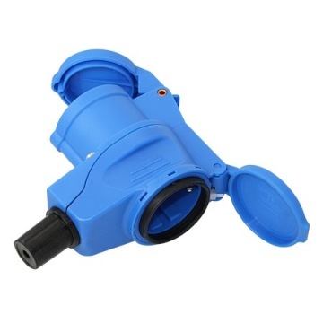 WTYCZKA KĄTOWA PORTOWA, KEMPINGOWA - CEE 230V 16A