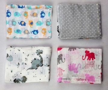 10 кусочков красочных подгузников 100% подгузники подгузники хлопка