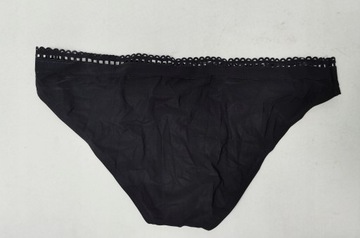 STRÓJ KĄPIELOWY DWUCZĘŚCIOWY NIEUSZTYWNIANY CZARNY BIKINI 40 LA REDOUTE