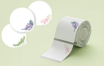 Термоэтикетки Niimbot наклейки Т 41х41мм 170 шт (Прозрачные)